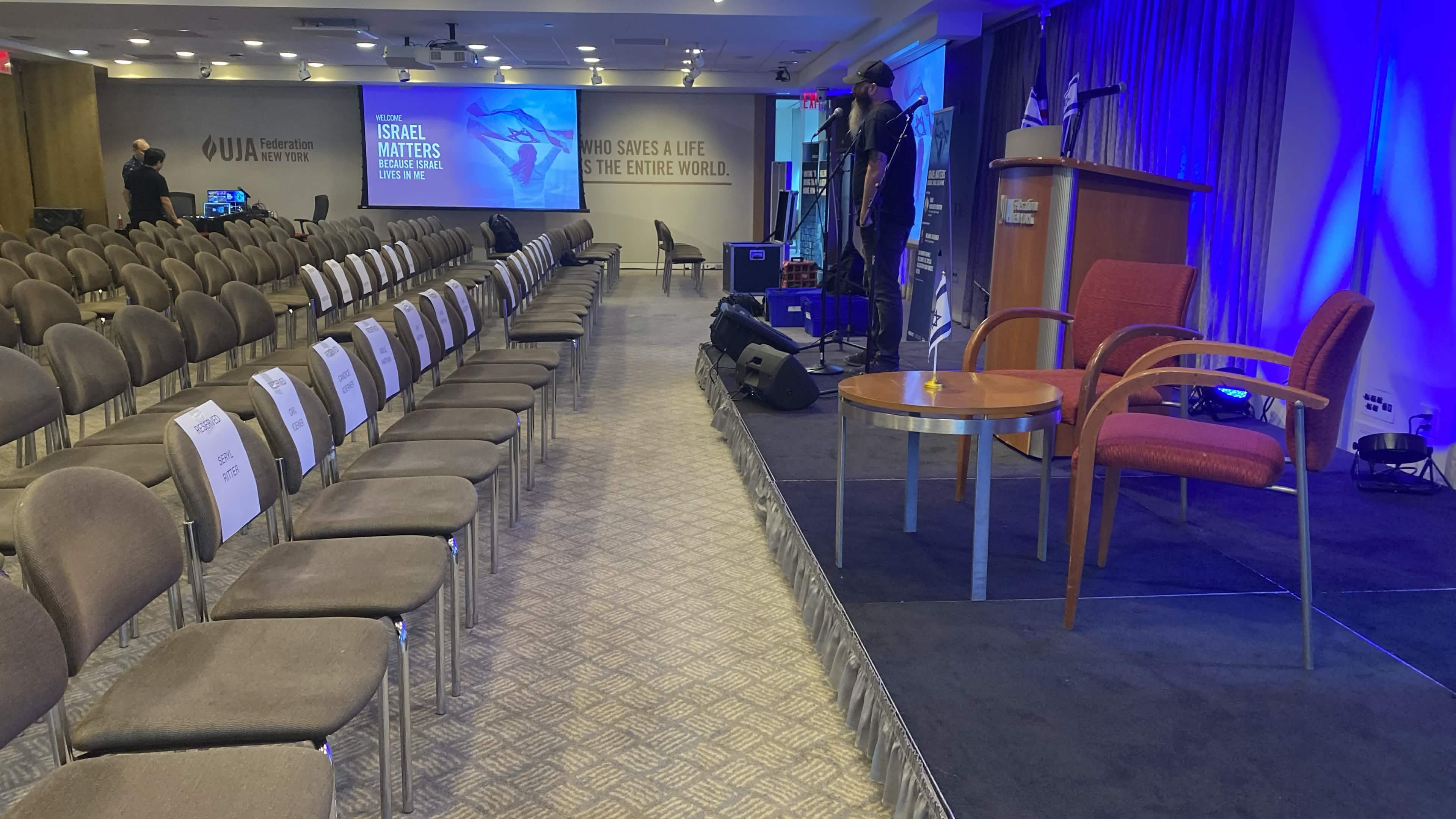 UJA Federation venue setup