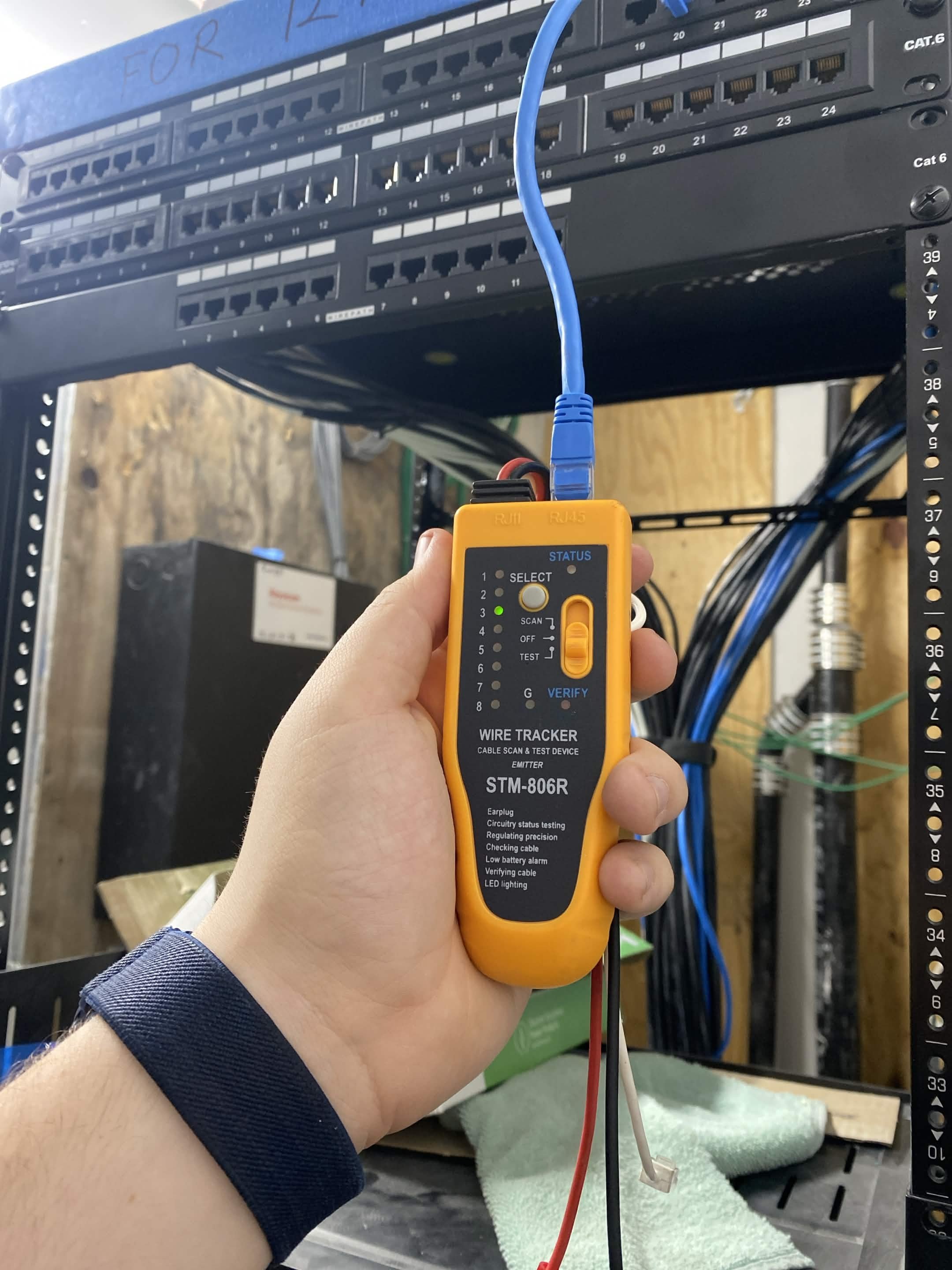 CAT6 cable testing