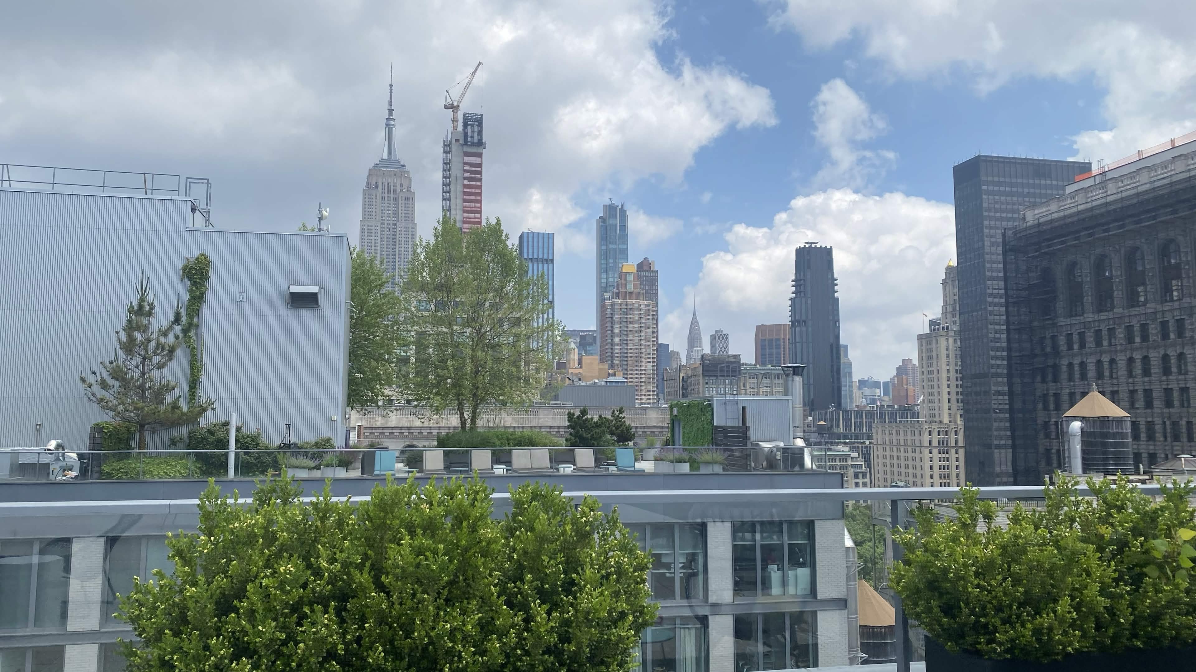 Empire State Building view from venue
