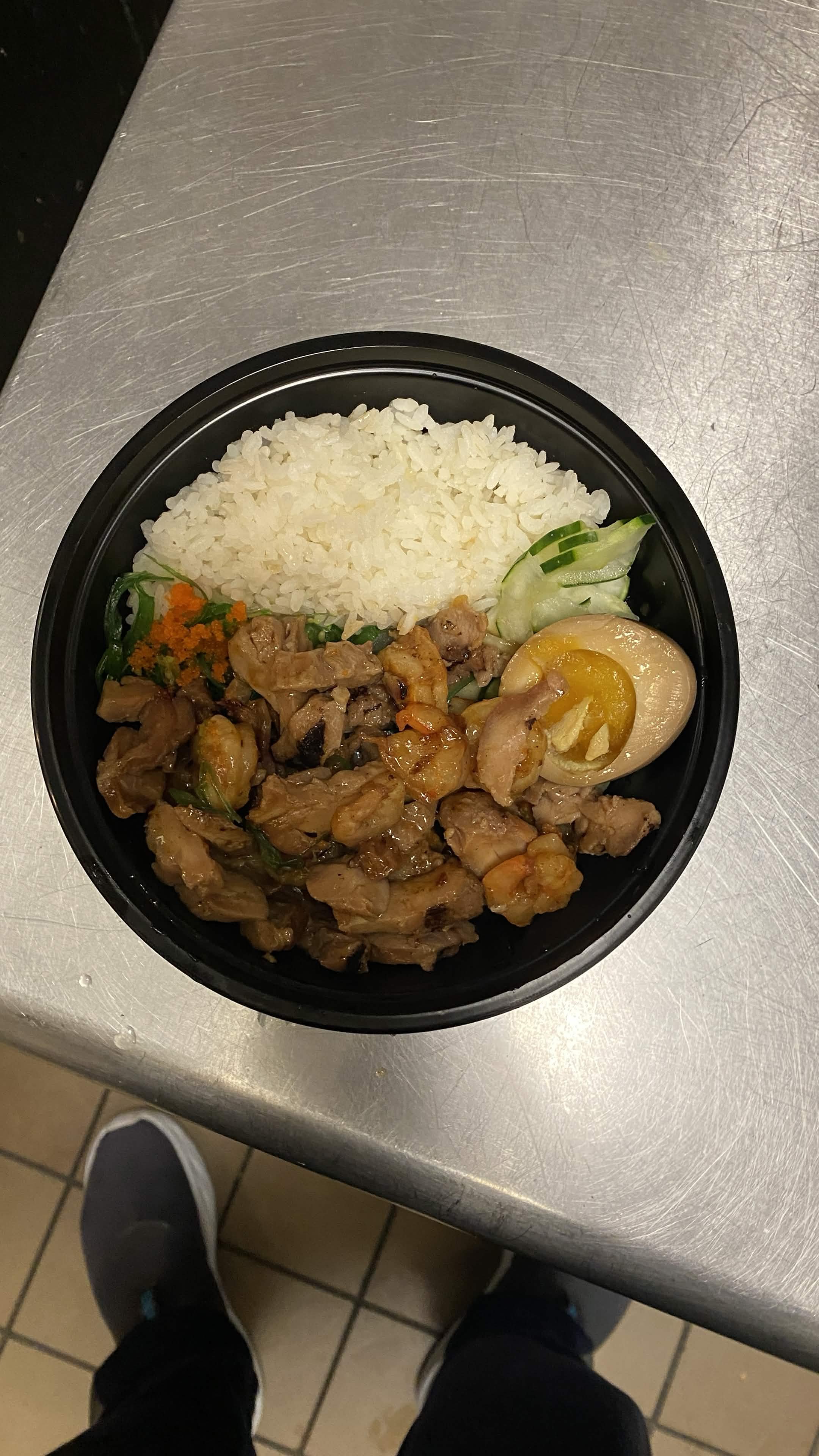 Island Poke rice bowl