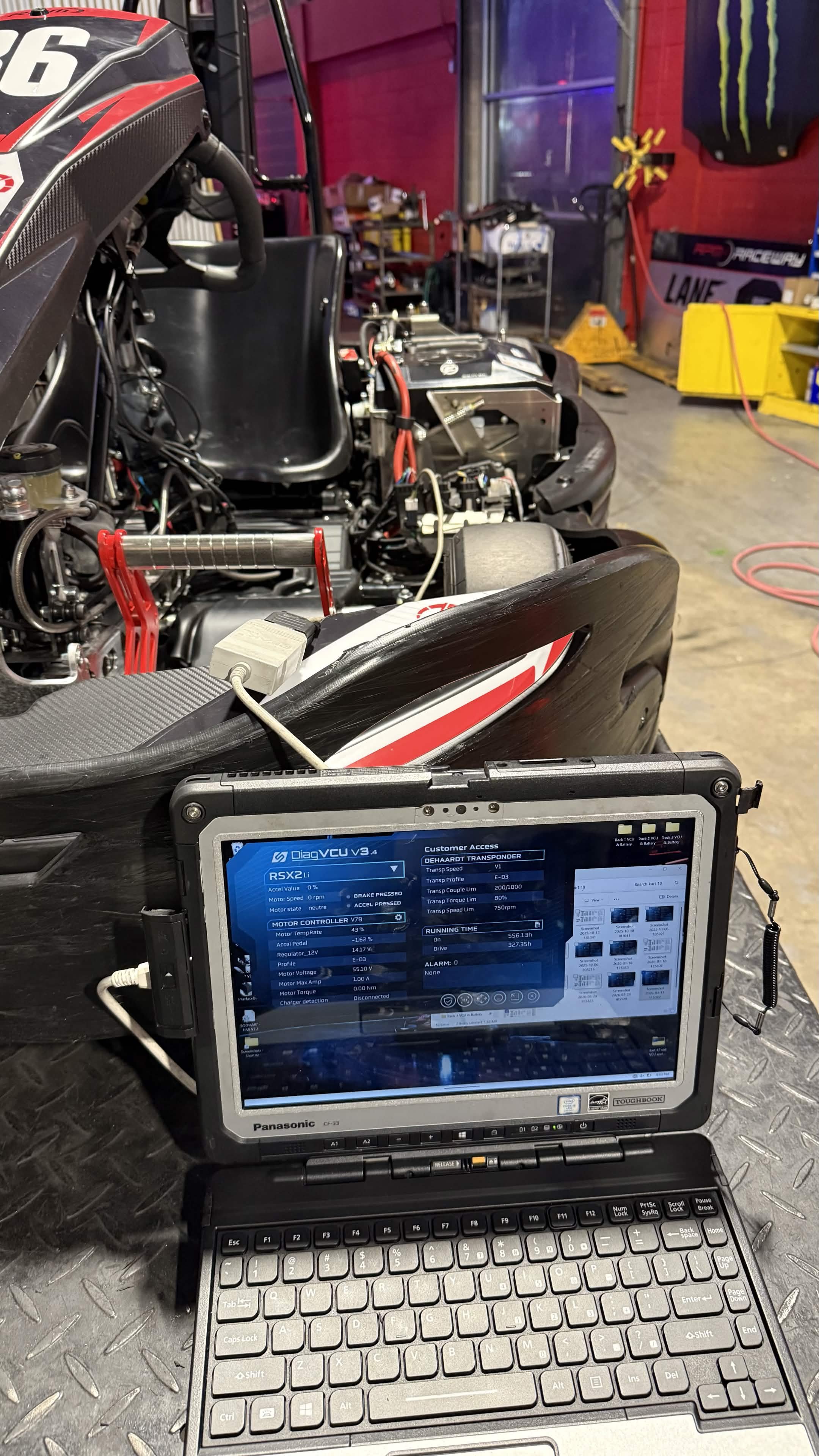 DiagVCU motor controller